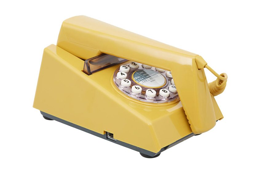 Wolf and Wolf YELLOW OLD GOLD TRIM PHONE