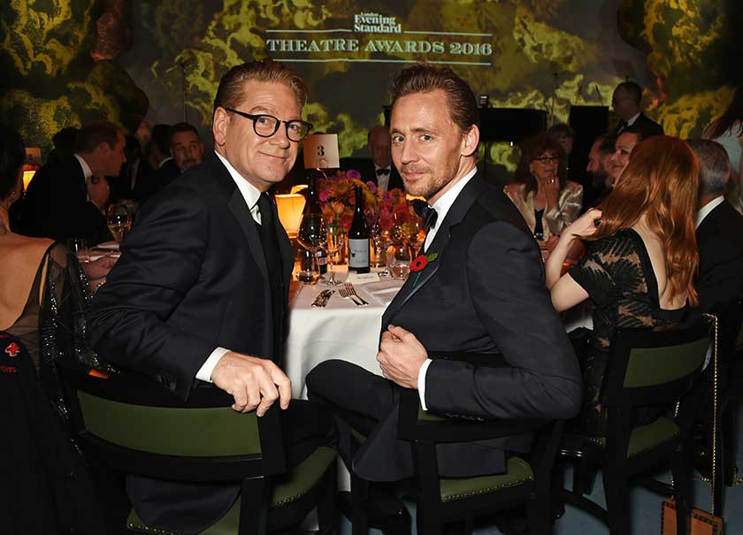Tom Hiddleston Sir Kenneth Branagh
