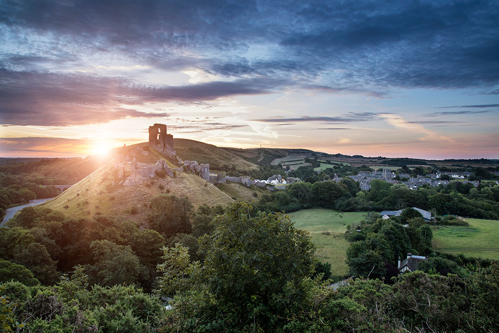Corfe Castle View