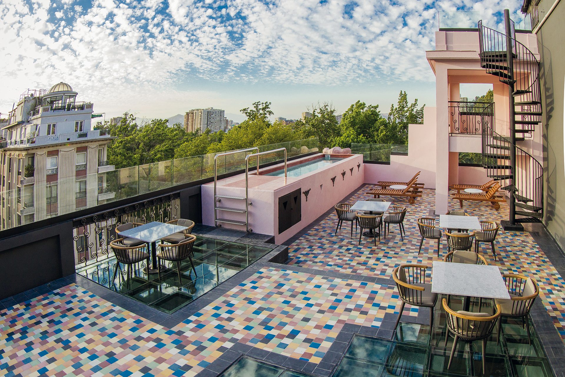The rooftop at Luciano K