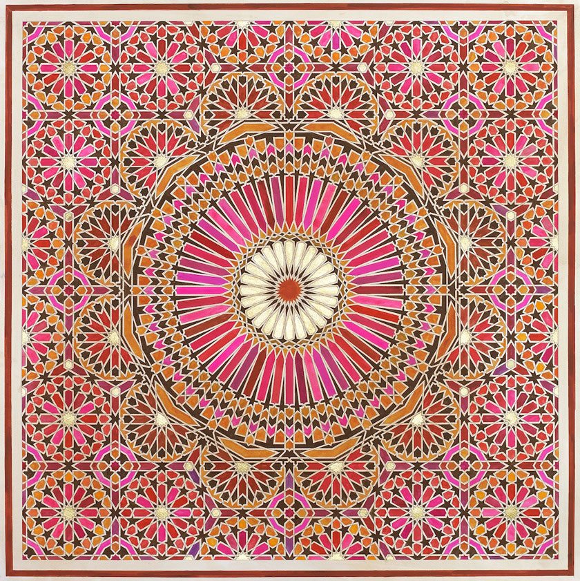 Lucy Temple Creole 2017 watercolour on tea stained paper