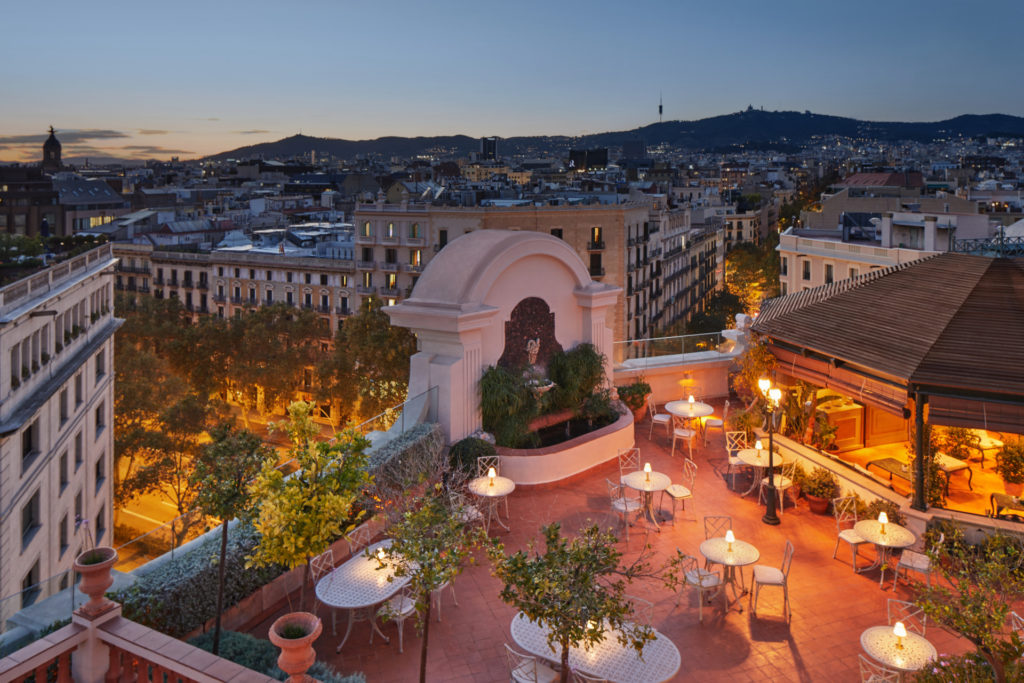 El Palace Barcelona Summer Rooftop Garden
