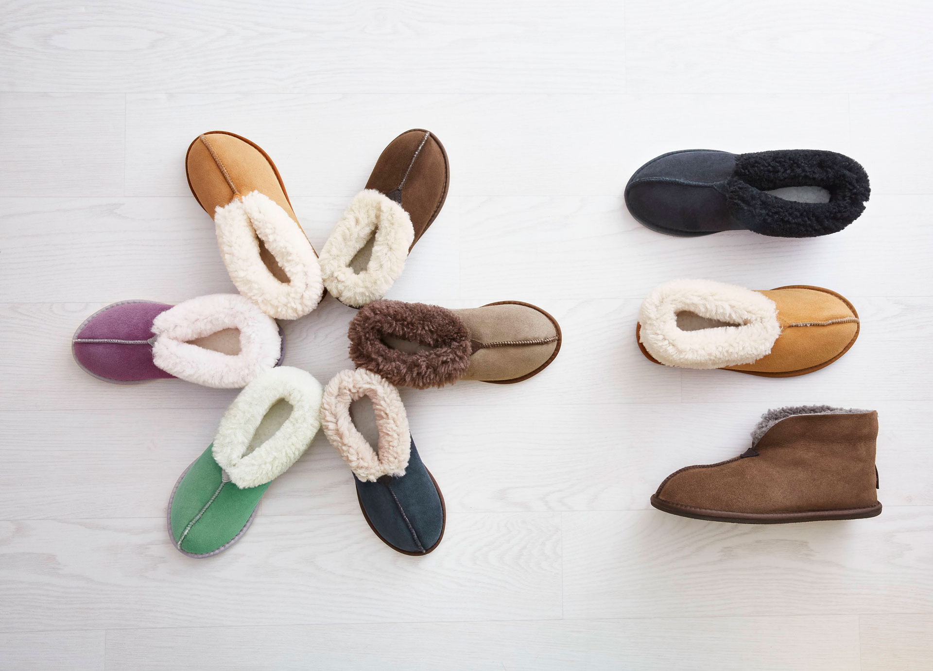 Sheepskin Boots & Fluffy Slippers For A Cosy January