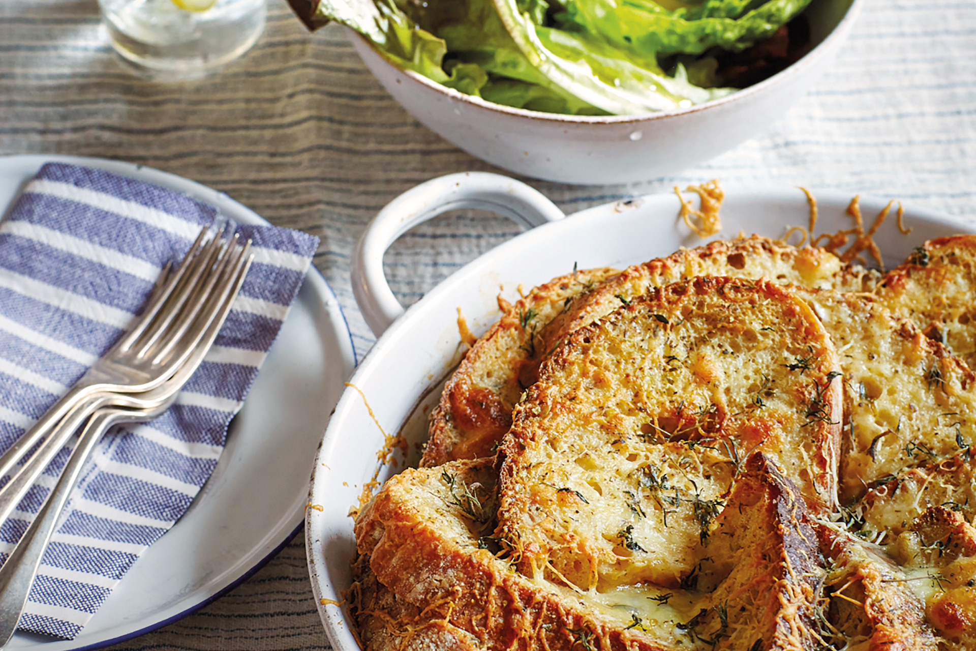 Recipe: Savoury Bread & Butter Pudding With Cheese & Herbs