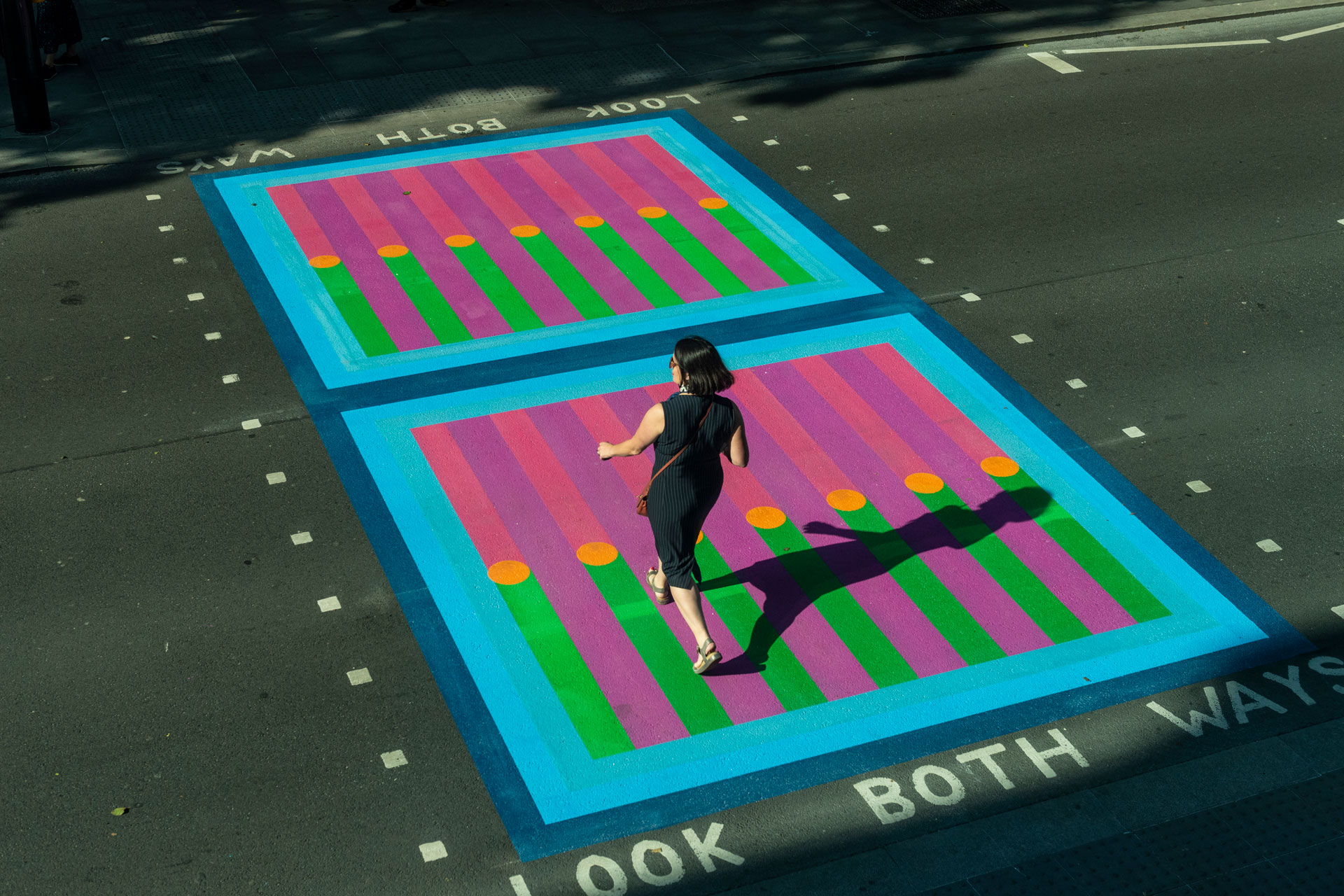 Yinka Ilori Paints Colourful Crossings over London's Streets