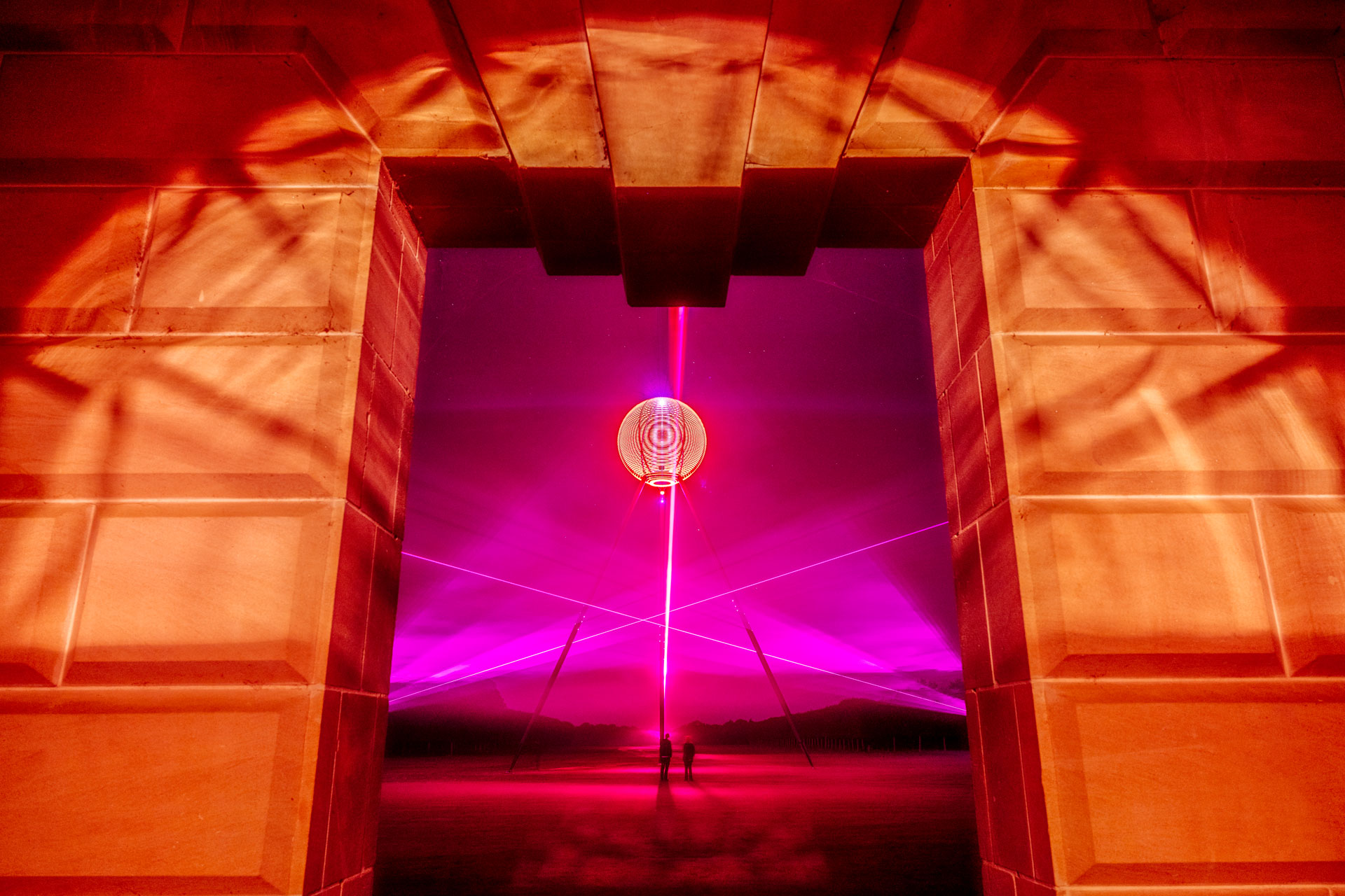 Chris Levine on his Light Exhibition at Houghton Hall