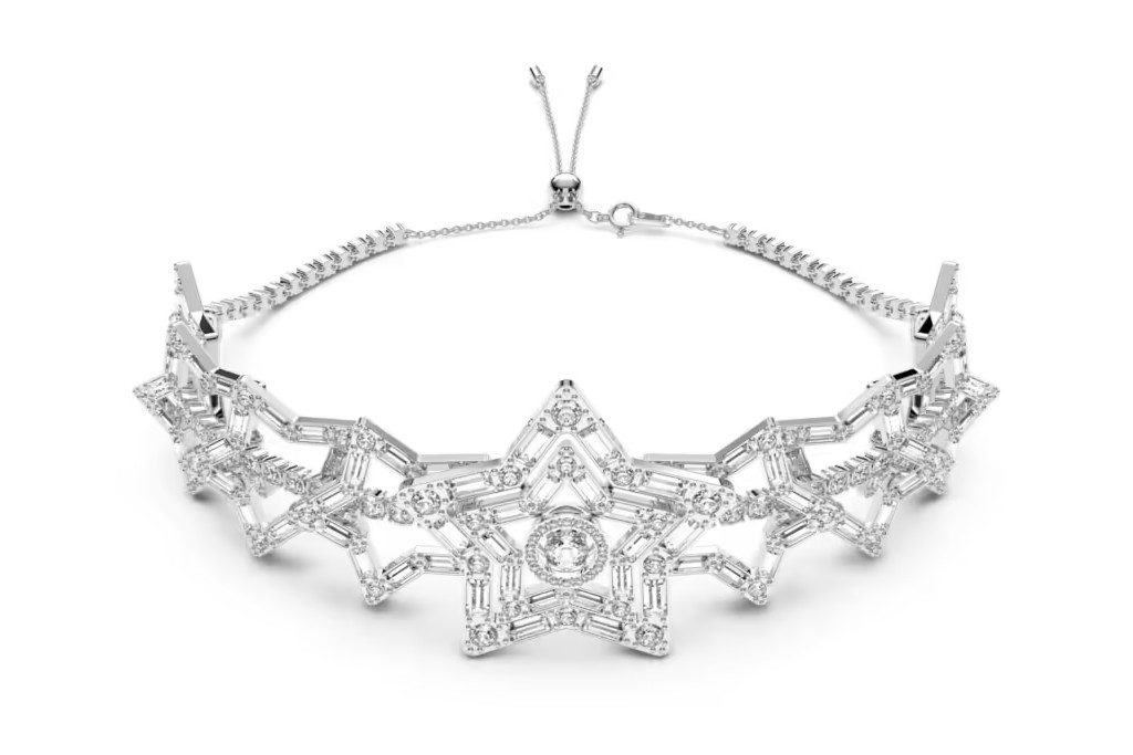 Silver star choker