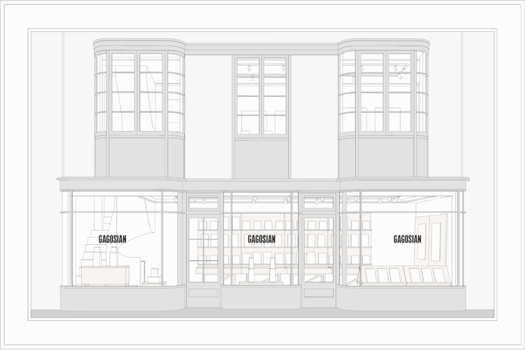 Gagosian Burlington Arcade Store Plans