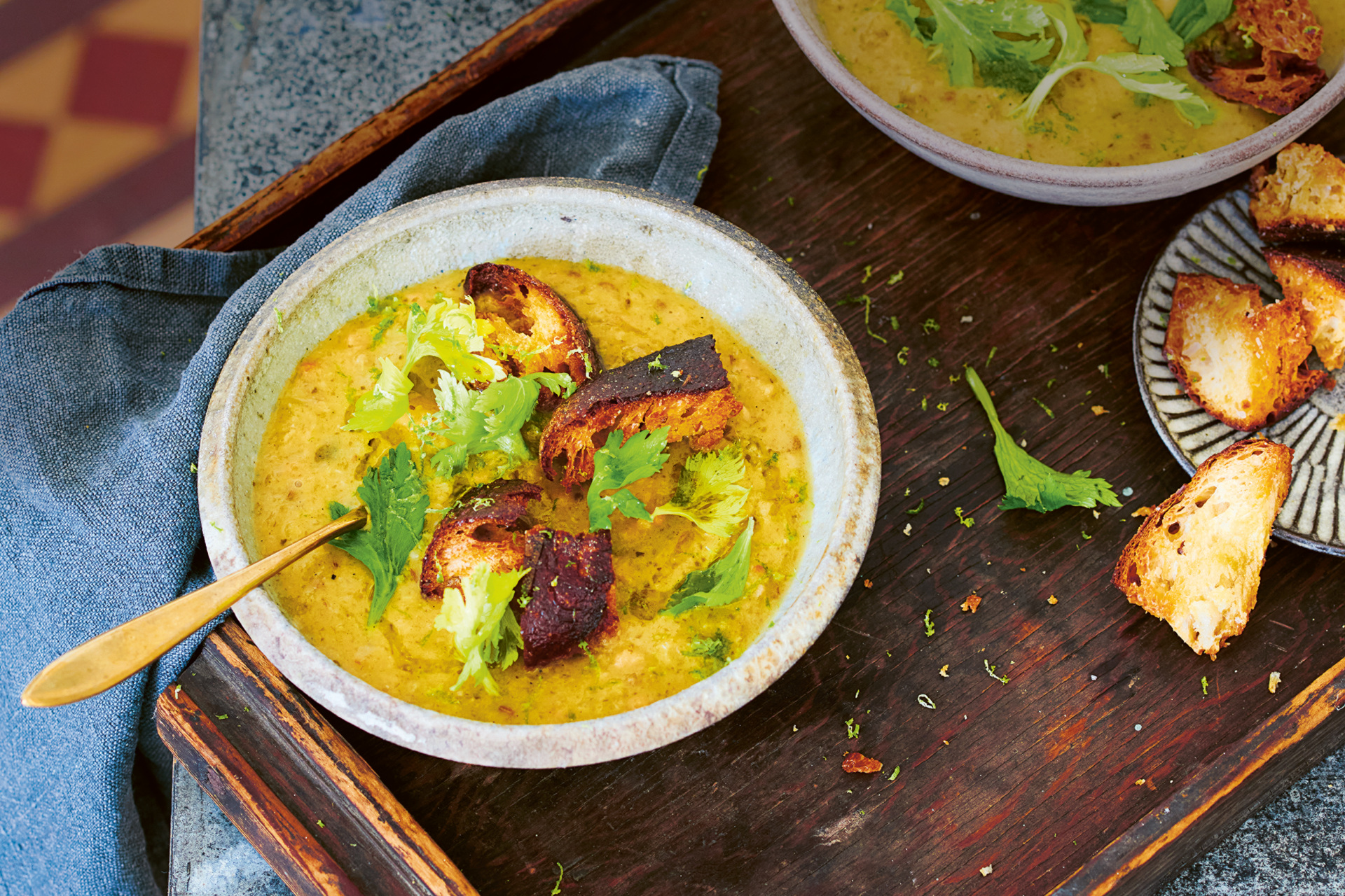 Recipe: Coconut, White Bean & Celery Soup