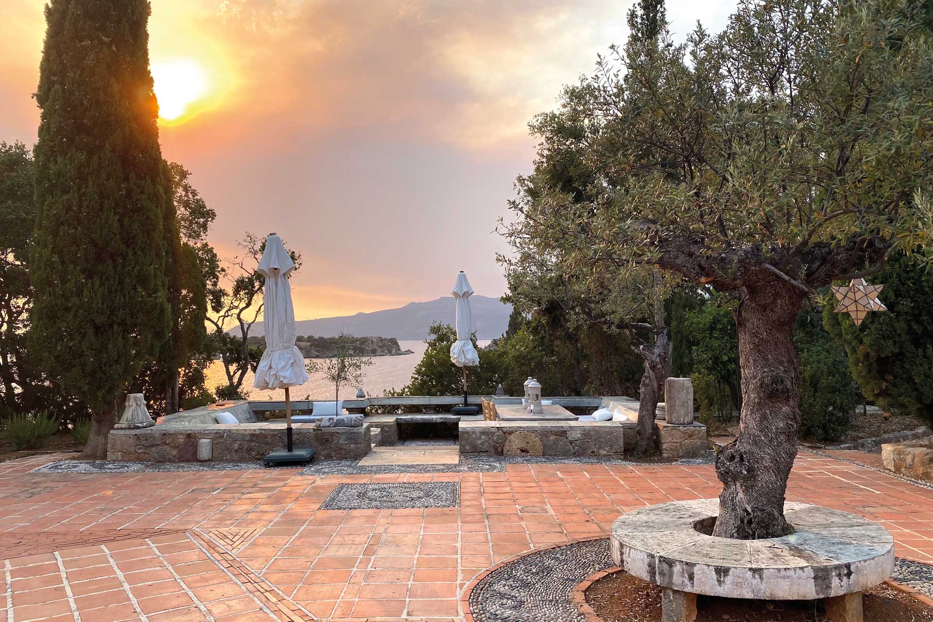Inside Patrick Leigh Fermour's home in Mani, Greece