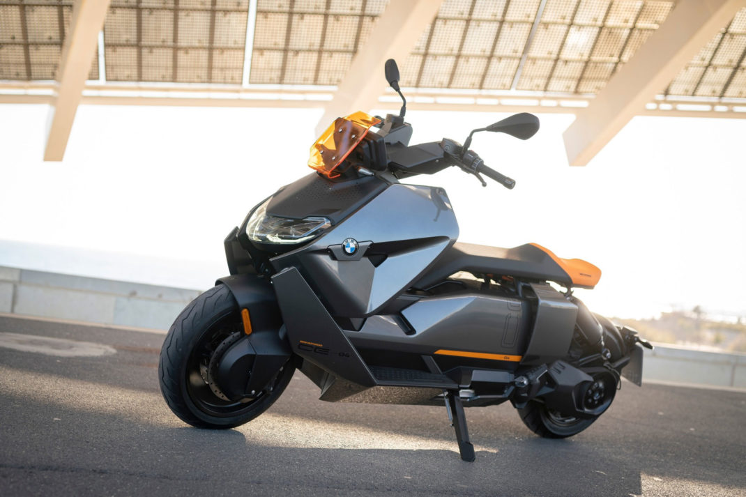 the BMW moped