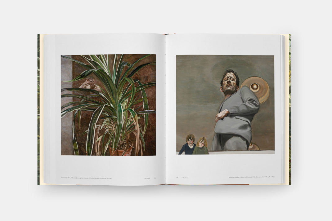 an inside shot of Phaidon's new book about Lucian Freud, that's coming out his autumn, featuring never seen before paintings