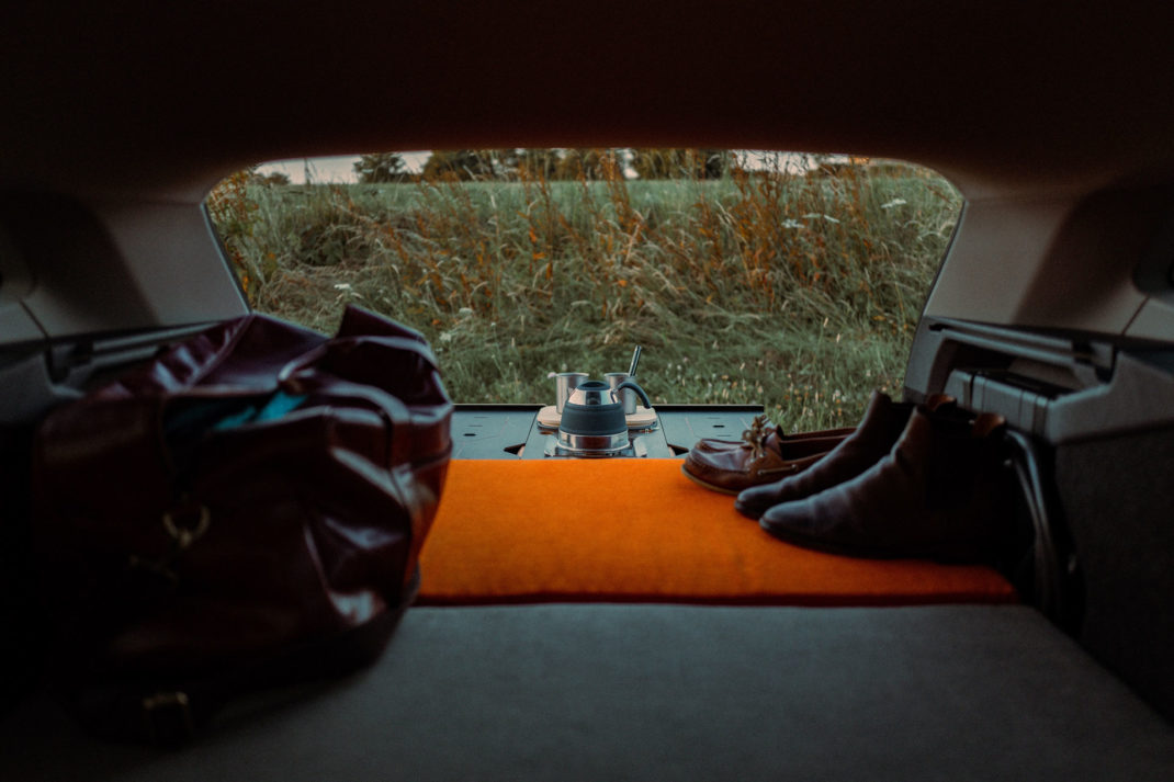 camping possibilities with the new Skoda Enyaq