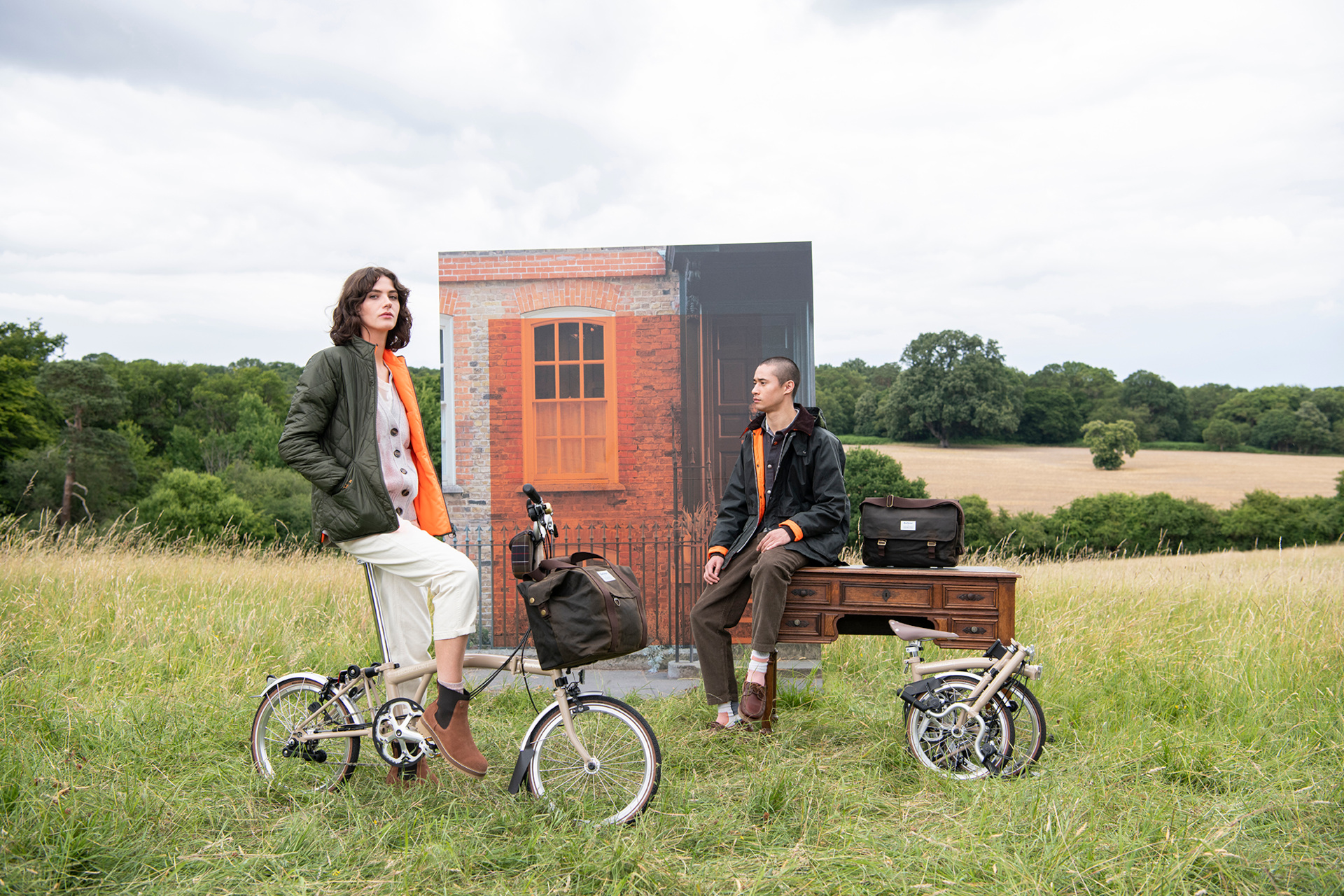 Take A Look Inside The New Collaboration Between Barbour & Brompton Bicycle
