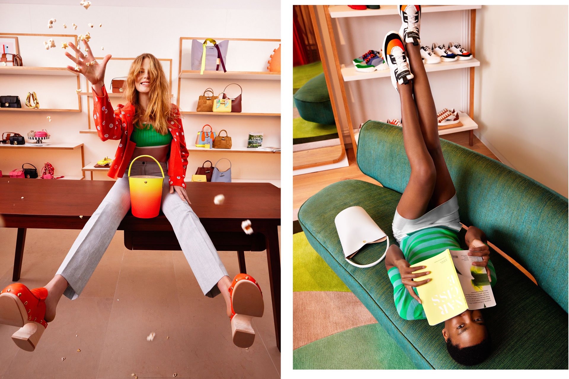11 Kaleidoscopic Spring Outfits From Longchamp To Add To Your Wardrobe