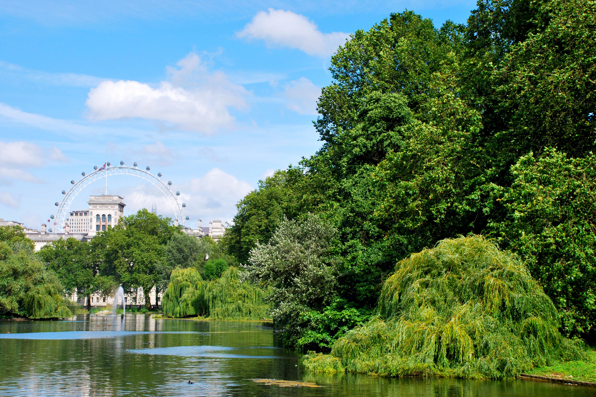 View of London from St James's Park