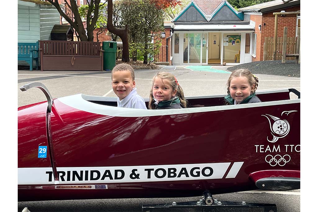 Bobsleigh at Brackenfield School