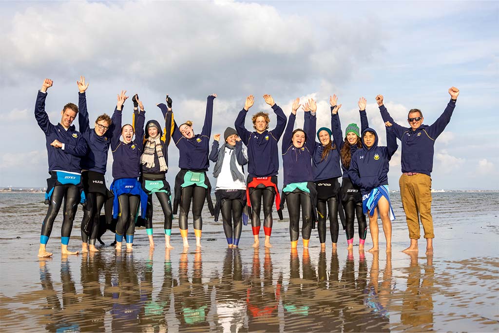 Bryanston Pupils Swim the Solent for Children’s Charity