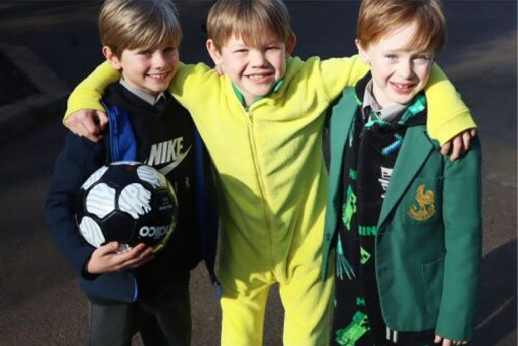 The children enjoyed Dress to Express day as part of the Children's Mental Health Week activities (Photo: Chinthurst School)