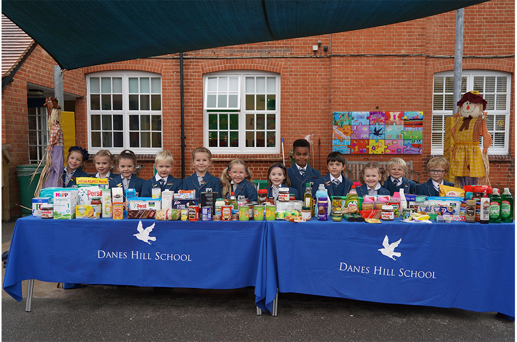 Danes Hill Children Support Cobham Food Bank