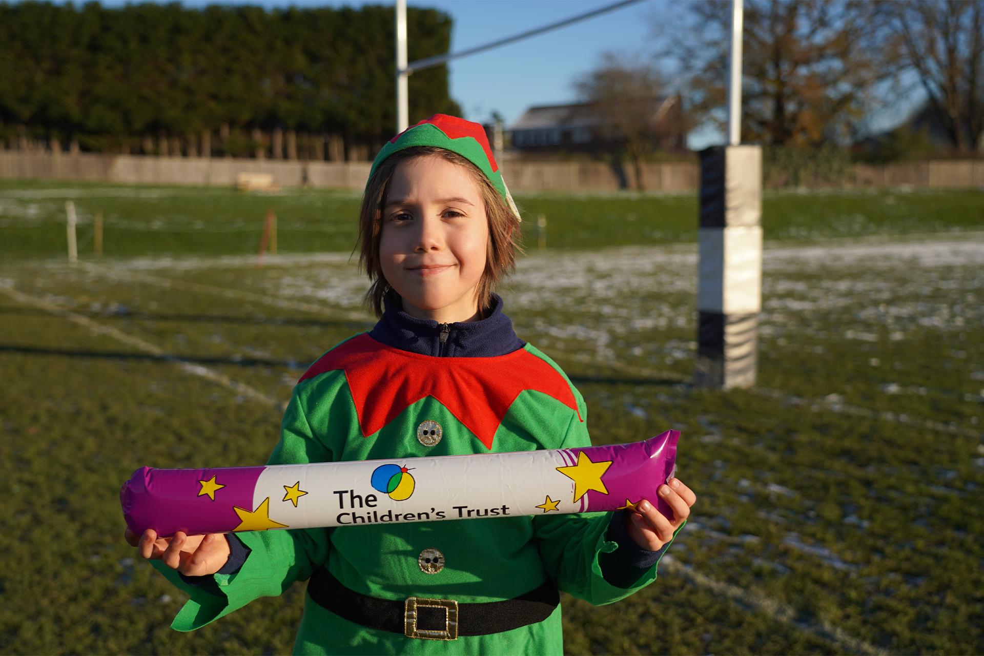School Children Run The Distance For The Children's Trust Charity