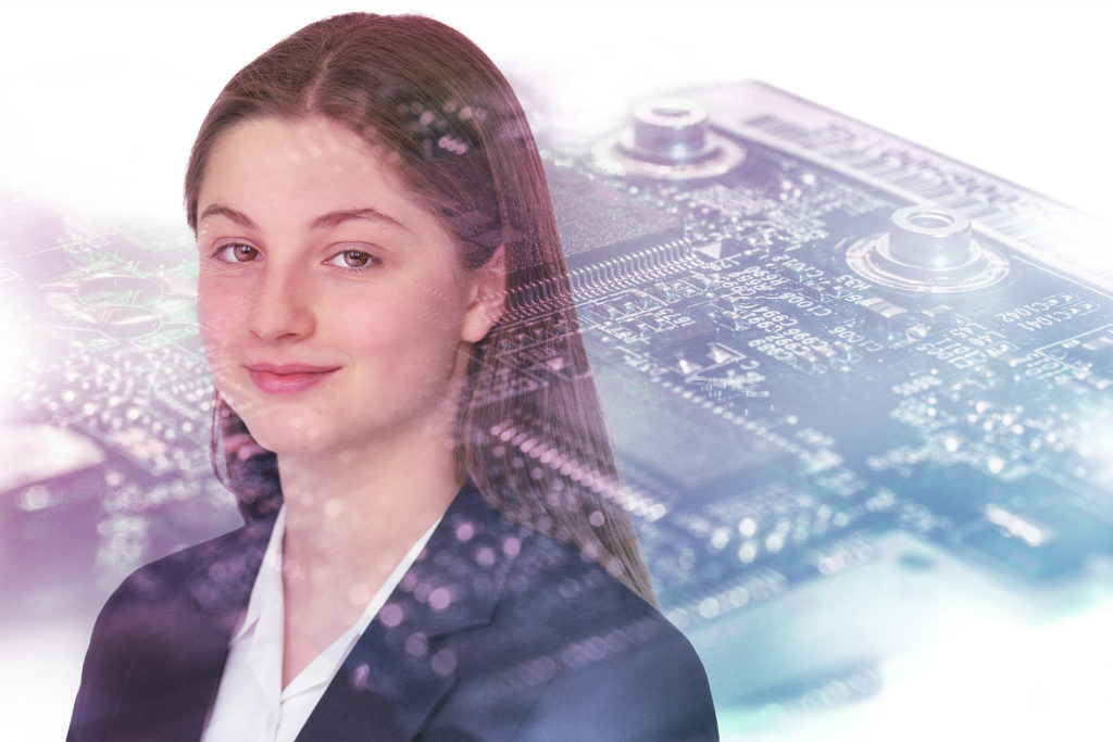 Bursary students have the opportunity to go into technology