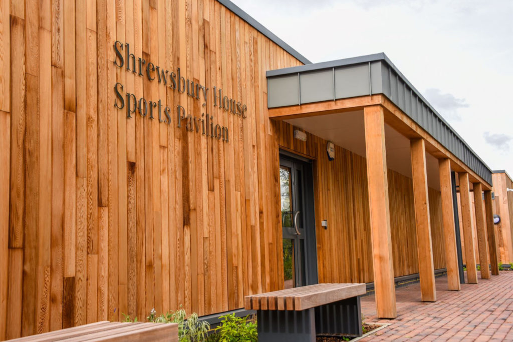 Shrewsbury House opens new sports pavilion