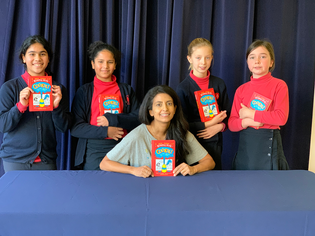 GDST alumna, Konnie Huq, returned to Notting Hill & Ealing High School for an explosive book launch