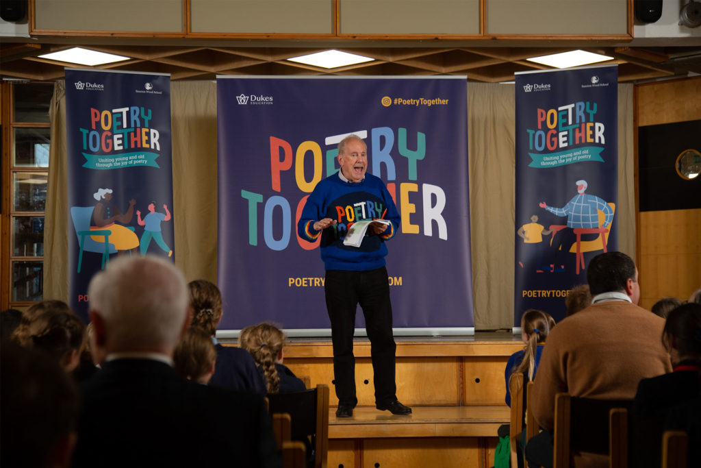 Gyles Brandreth at Sancton Wood School