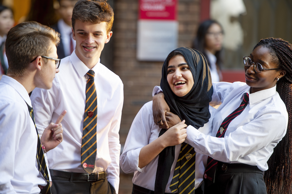 Cardiff Sixth Form College has launched a new wellbeing hub to help support its students during the coronavirus pandemic.