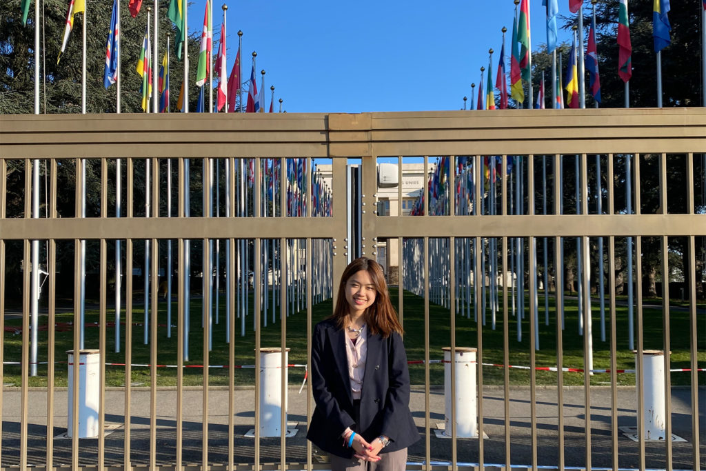 Jamie at the United Nations Geneva