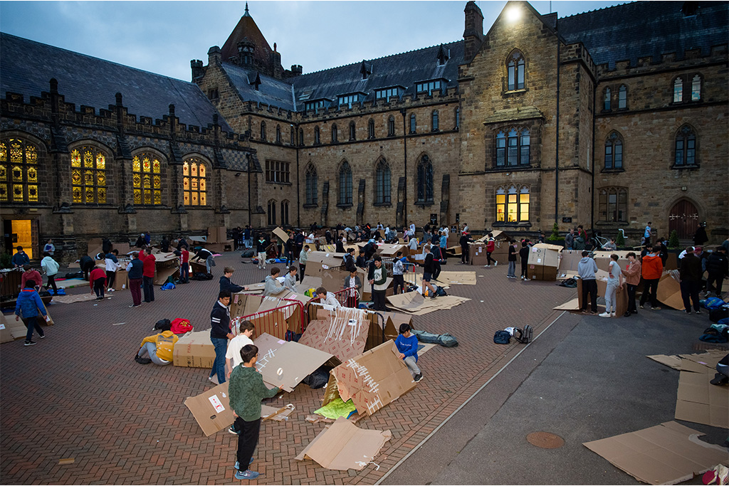 Tonbridge's Annual Sleepout