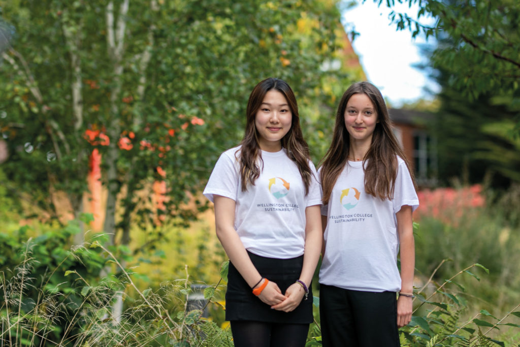 Wellington pupils representing Berkshire at COP26