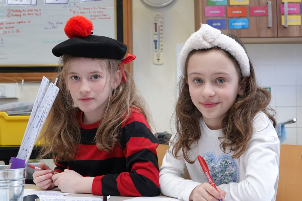 Pupils dressed as their favourite literary characters