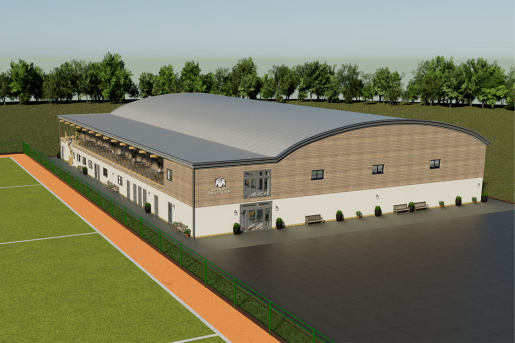 Artist's impression of the Julian Hill Cricket Centre