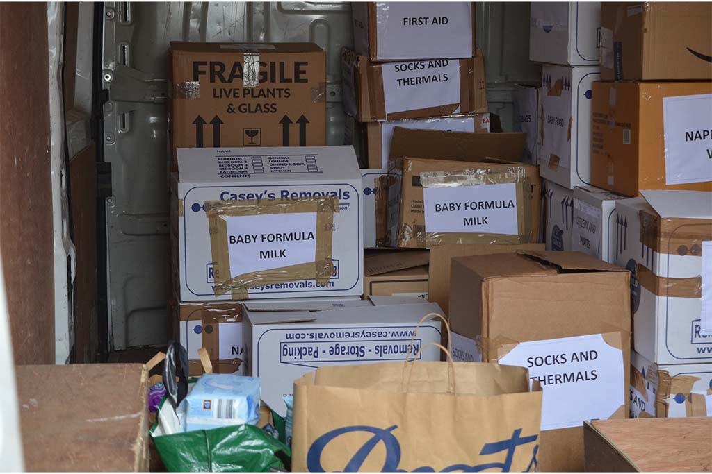 donations for refugees