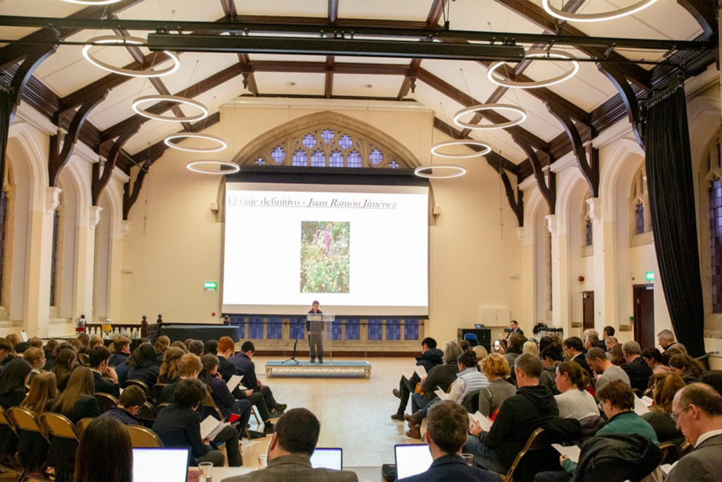 The Modern Languages Department hosted a public reading competition