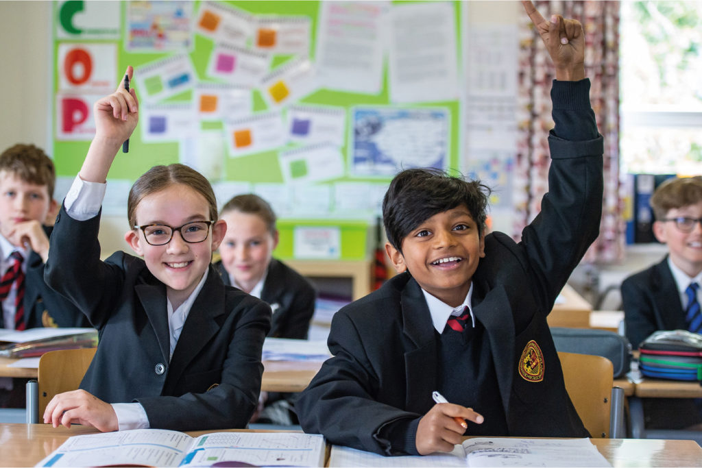 Oakham School pupils learning in the classroom