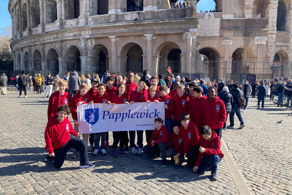 Papplewick choir in Rome