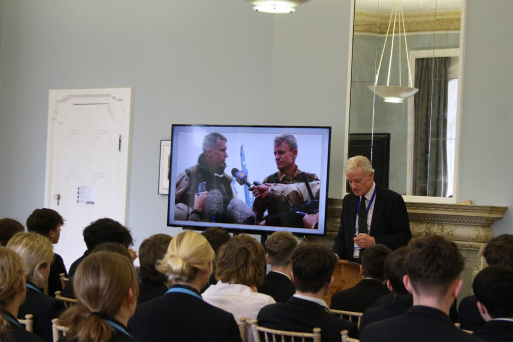 Sir James Dutton Delivers Careers Talk