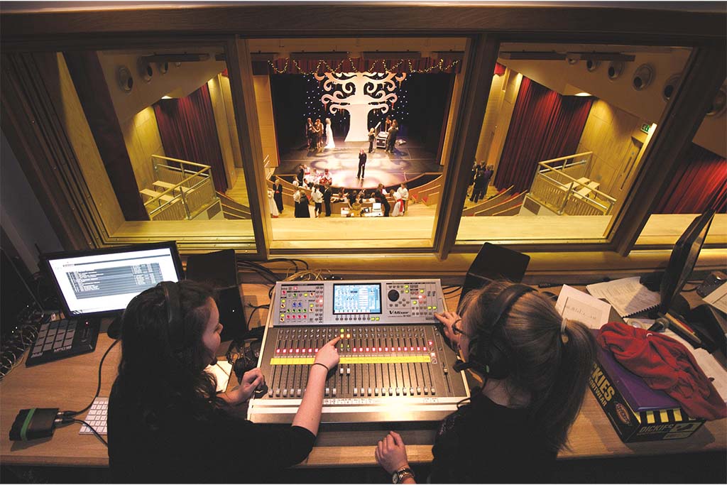 Brave new world: In the tech box at St Catherine’s, Bramley in Surrey