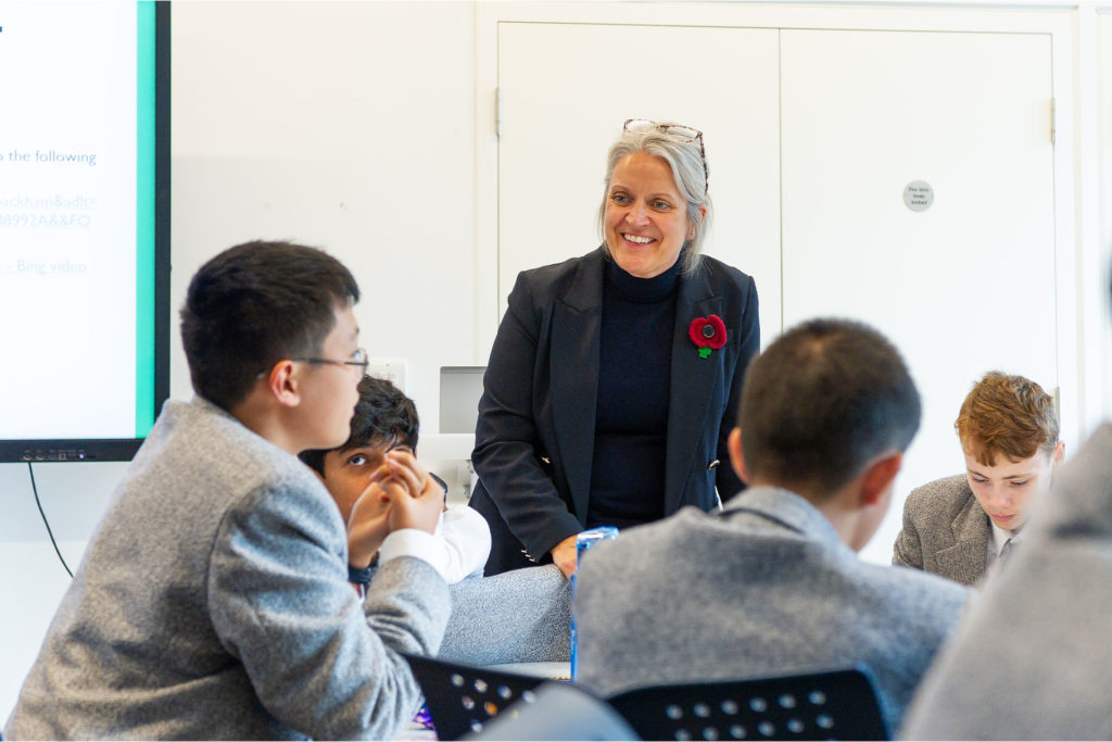 Pupils engaging with the Learning Mentor Scheme