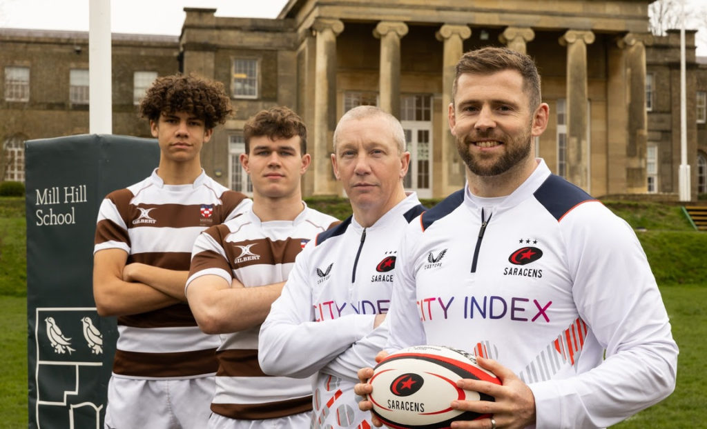 Mill Hill rugby players and coaches