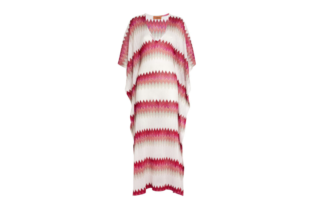 Red and white stripe caftan
