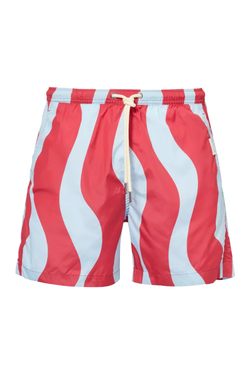 Red and blue trunks
