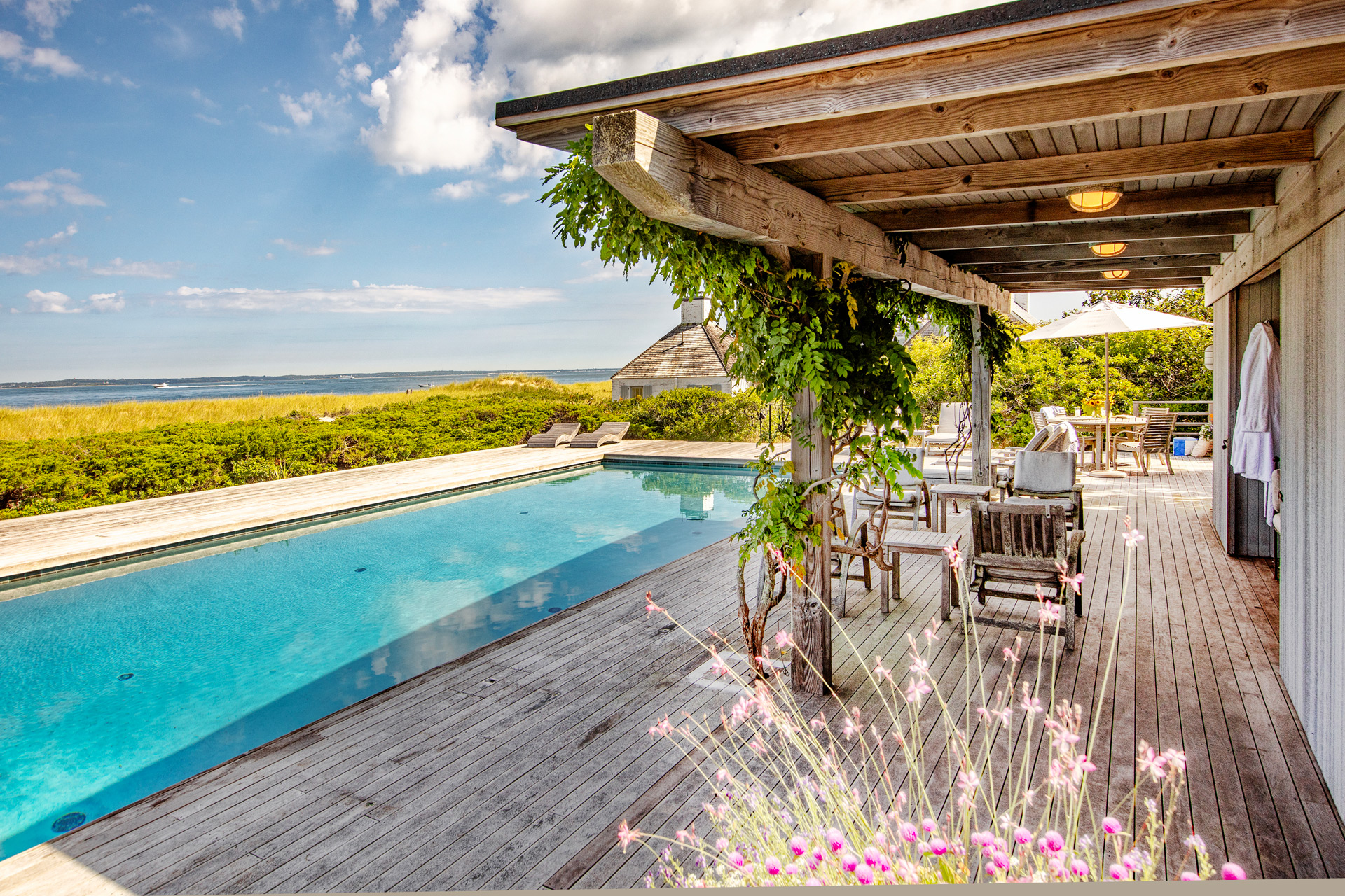 Pool overlooking the beach