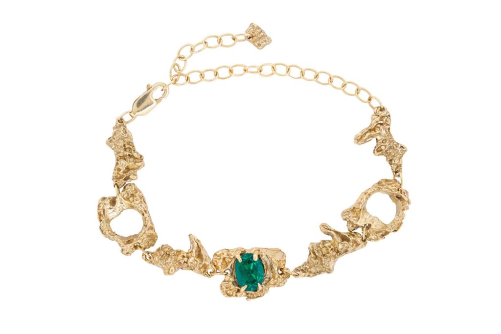 Hira Emerald Bracelet £295 Loveness Lee