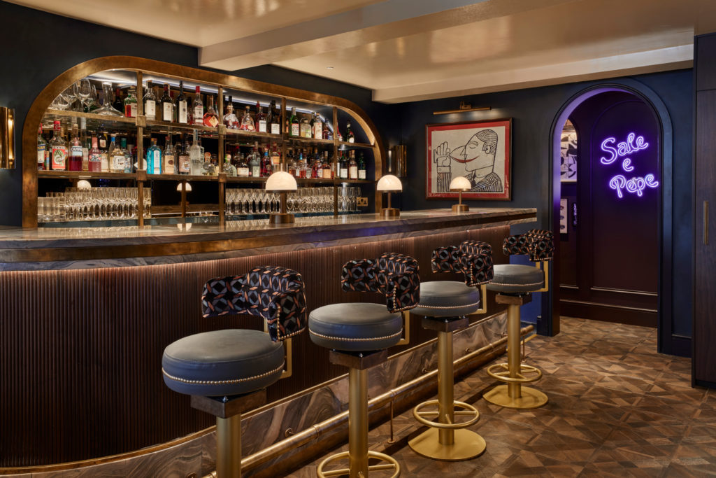 Marble bar at Sale e Pepe