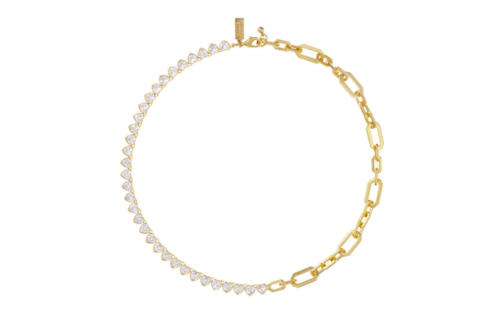 Heart and chain necklace