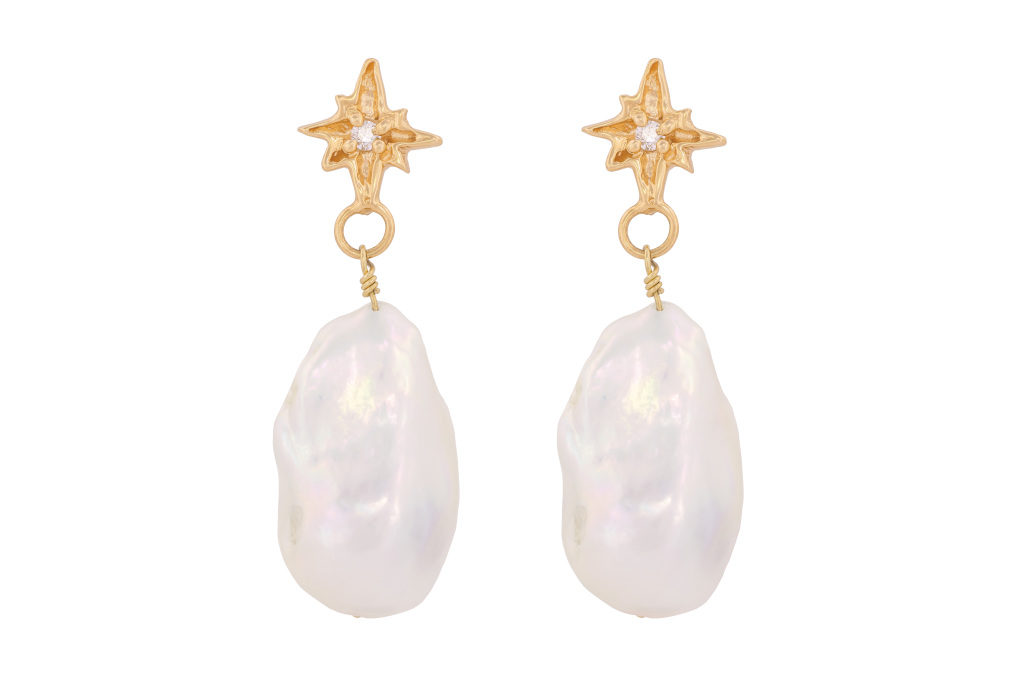 Pearl earrings